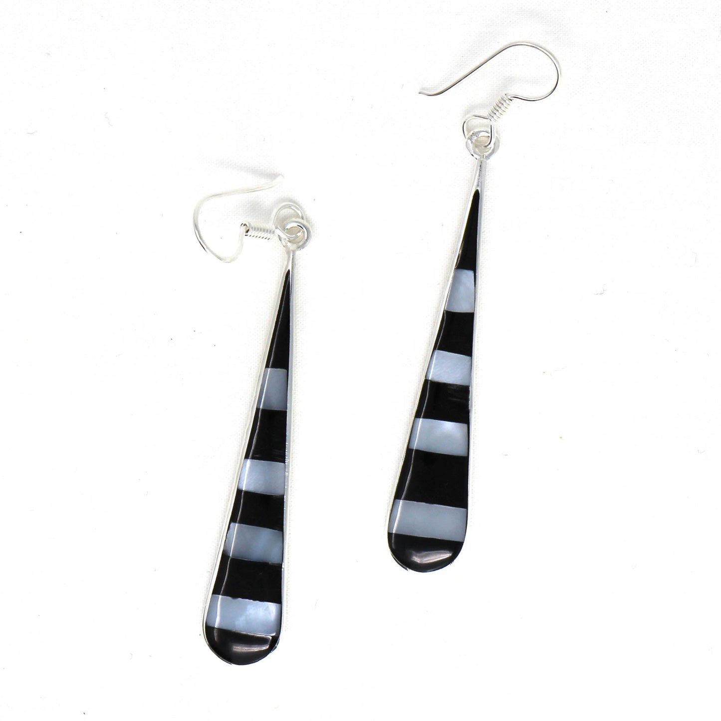 The Midnight Zebra Abalone Statement Earrings