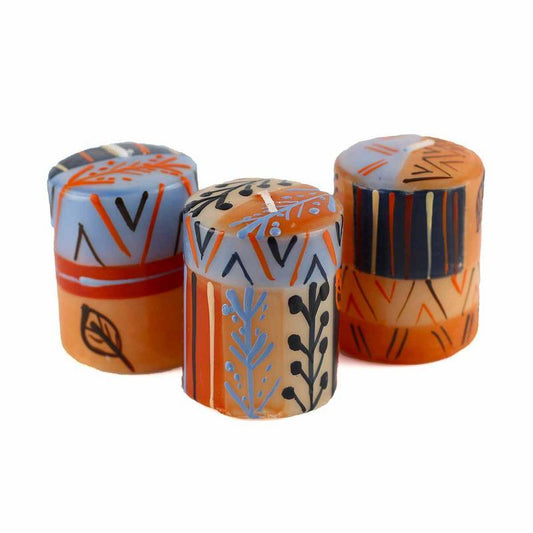 Image of Hand-Painted Candle Set