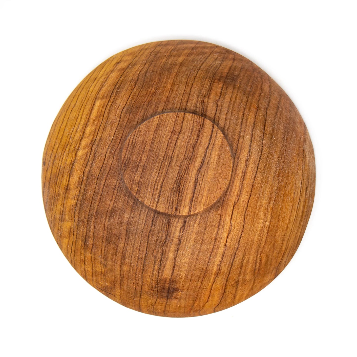 Safari Inlaid Bone Olive Wood Bowl - 9"