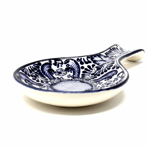 Image of Encantada Blue Flower Spoon Rest