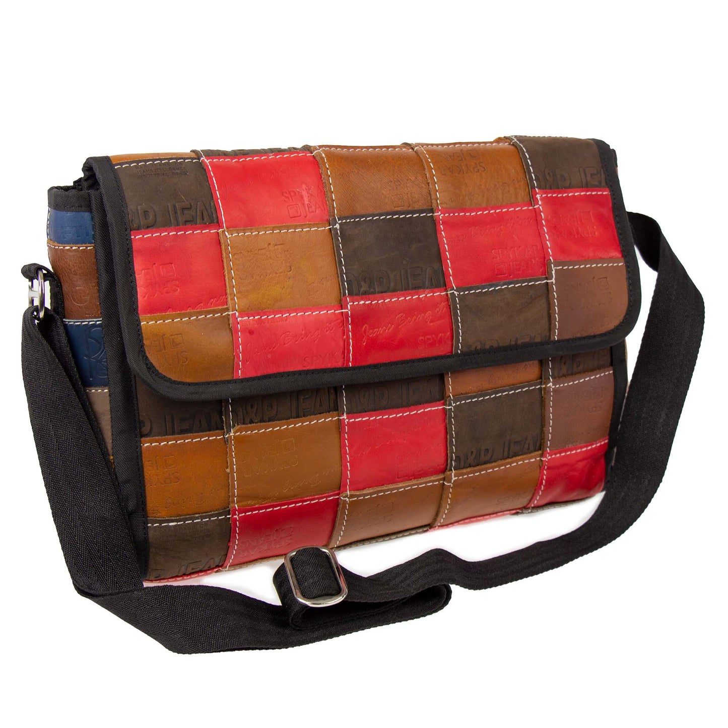 Image of Leather Reclaimed Label Butler Bag