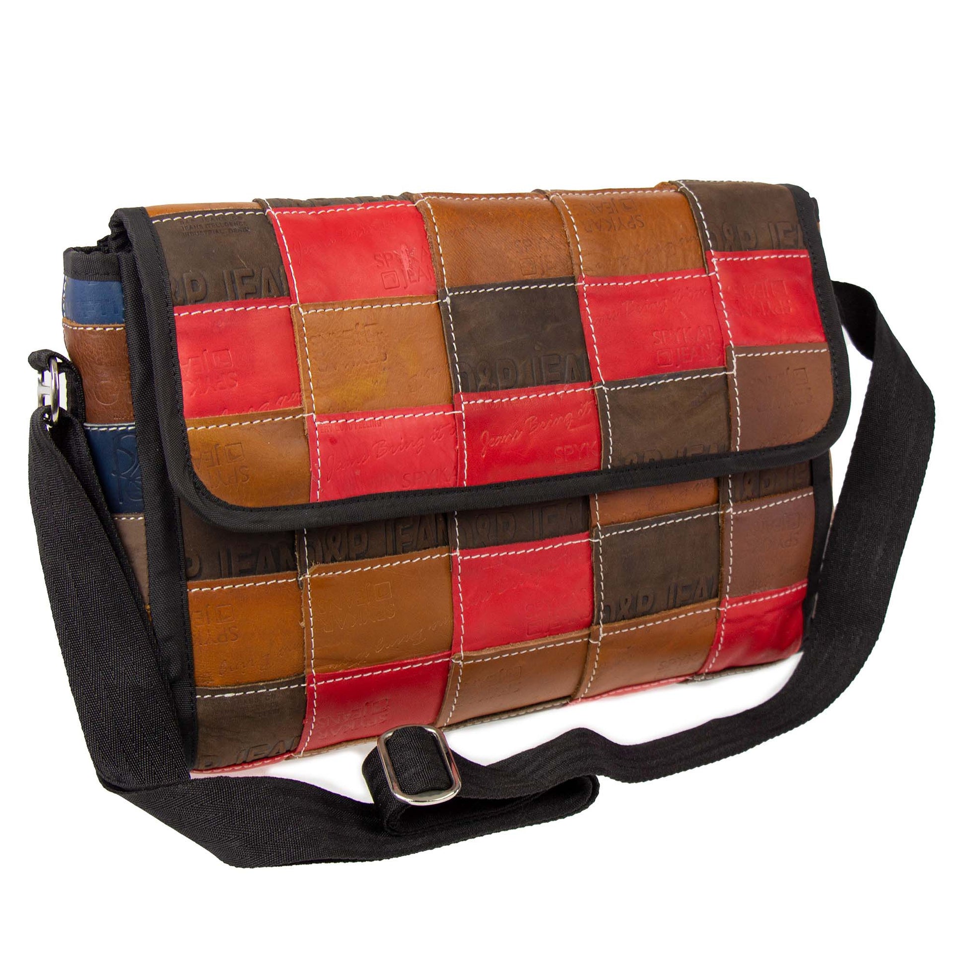 Image of Leather Reclaimed Label Butler Bag