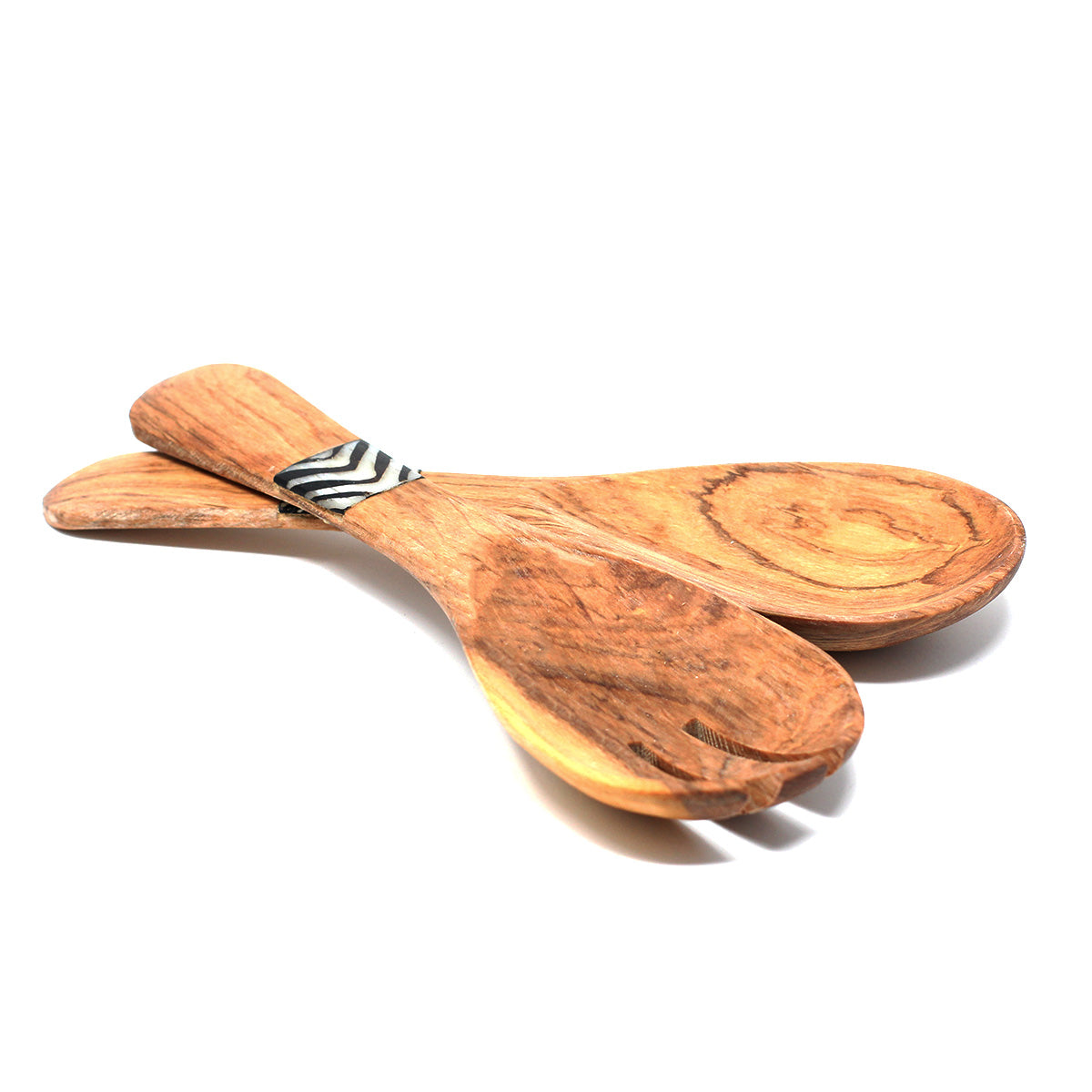 Petite Savanna Wood and Bone Serving Set