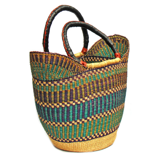 The Rainbow Harvest Market Basket Tote