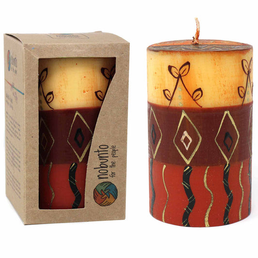 Image of Hand-Painted Pillar Candle