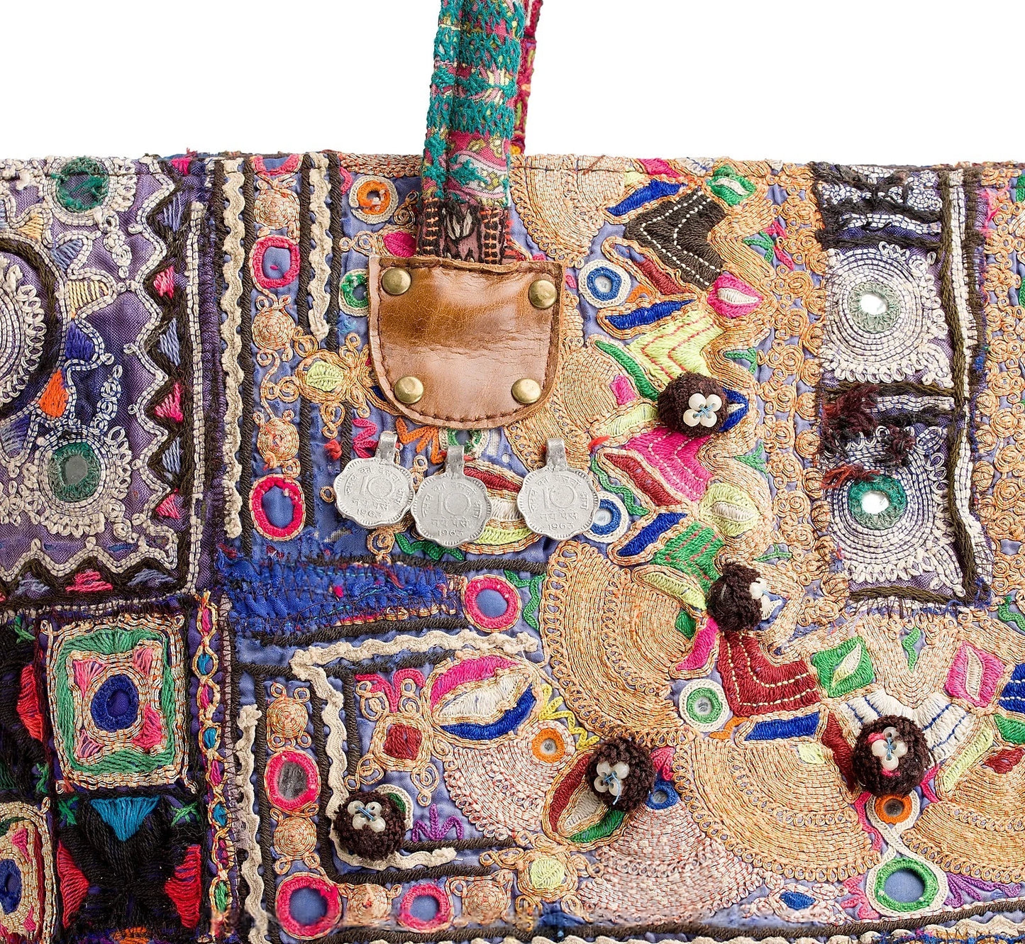 Banjara Market Embellished Cotton Shoulder Bag