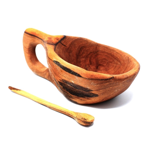 The Kahero Olive Wood Salt Keeper