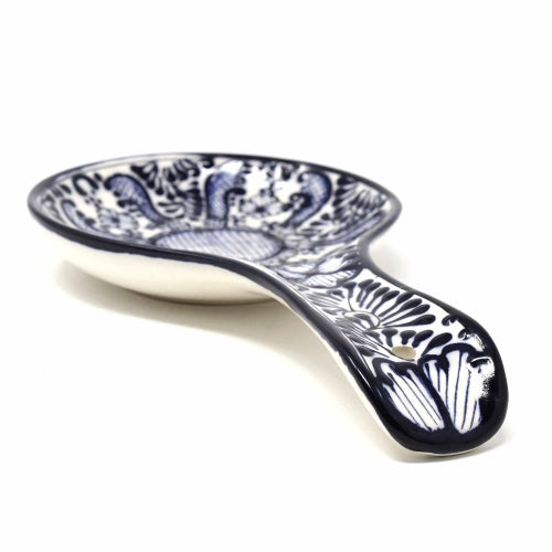 Image of Encantada Blue Flower Spoon Rest