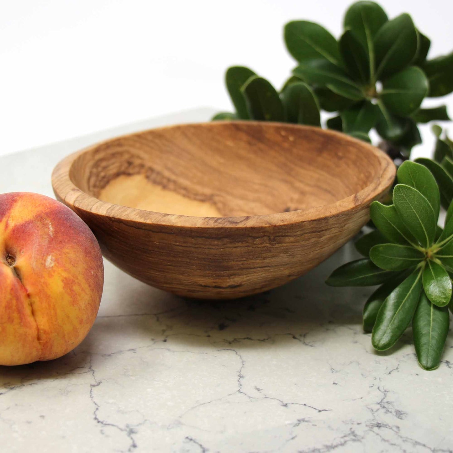 Image of Wild Olive Wood Carved Bowl – 6”