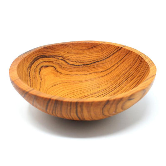 Image of Wild Olive Wood Carved Bowl – 6”
