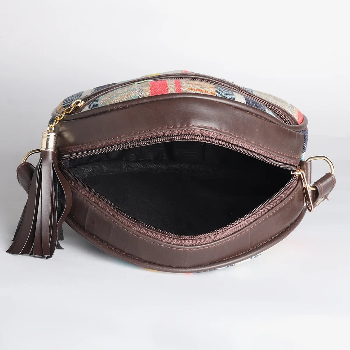 Flicker Jacquard Round Sling Bag - Colorway